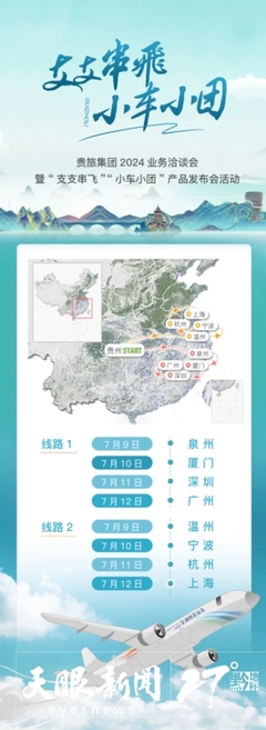 解码贵州旅游旺季更旺 杭州国际旅行社助力航旅融合，“支支串飞”促旅游市场持续升温